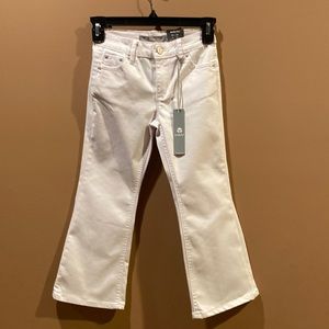 Tractr white jeans.  Mid rise flare.  Girls size 8. NWT